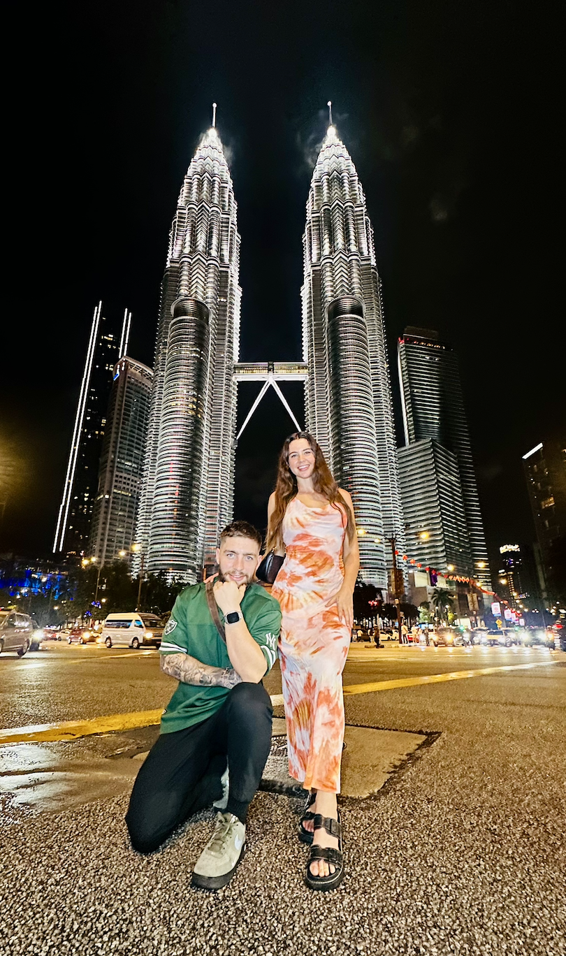 Casey and Bonnie in Kuala Lumpur, Malaysia